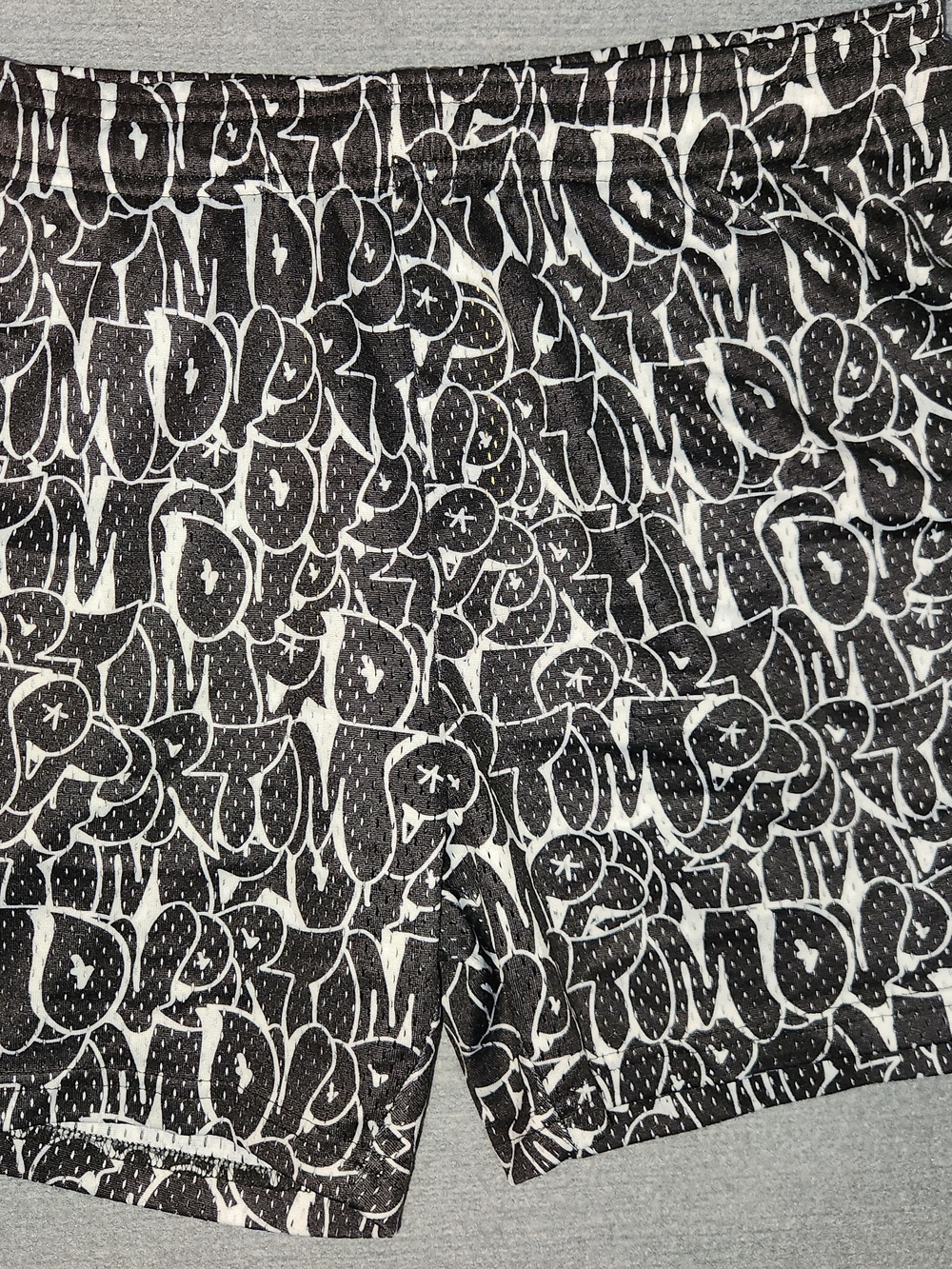Black and White Graphic Shorts #346